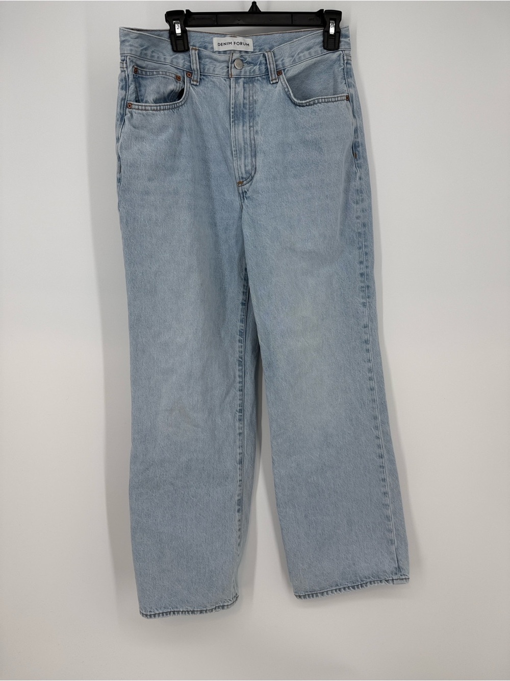 Denim Forum The Farrah Hi-Rise Wide Leg Jeans Size 30